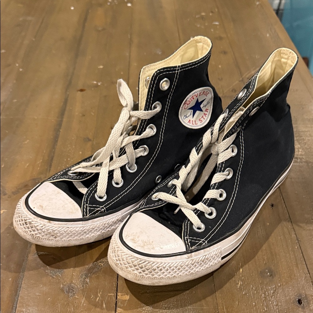 Converse Black Canvas High-Tops